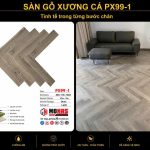 Sàn Gỗ MONAS Xương Cá (cốt xanh)