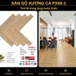 Sàn Gỗ MONAS Xương Cá (cốt xanh)