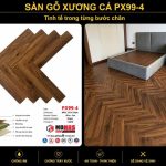 Sàn Gỗ MONAS Xương Cá (cốt xanh)