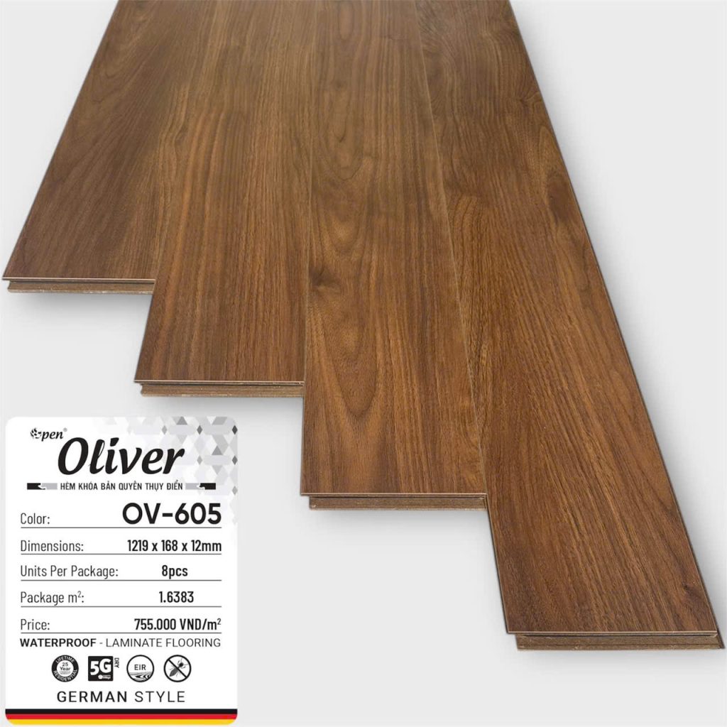 Sàn Gỗ OLIVER Bản Thẳng