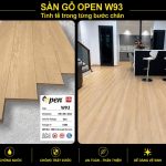 Sàn Gỗ OPEN cốt tỷ trọng cao hèm khóa 5G